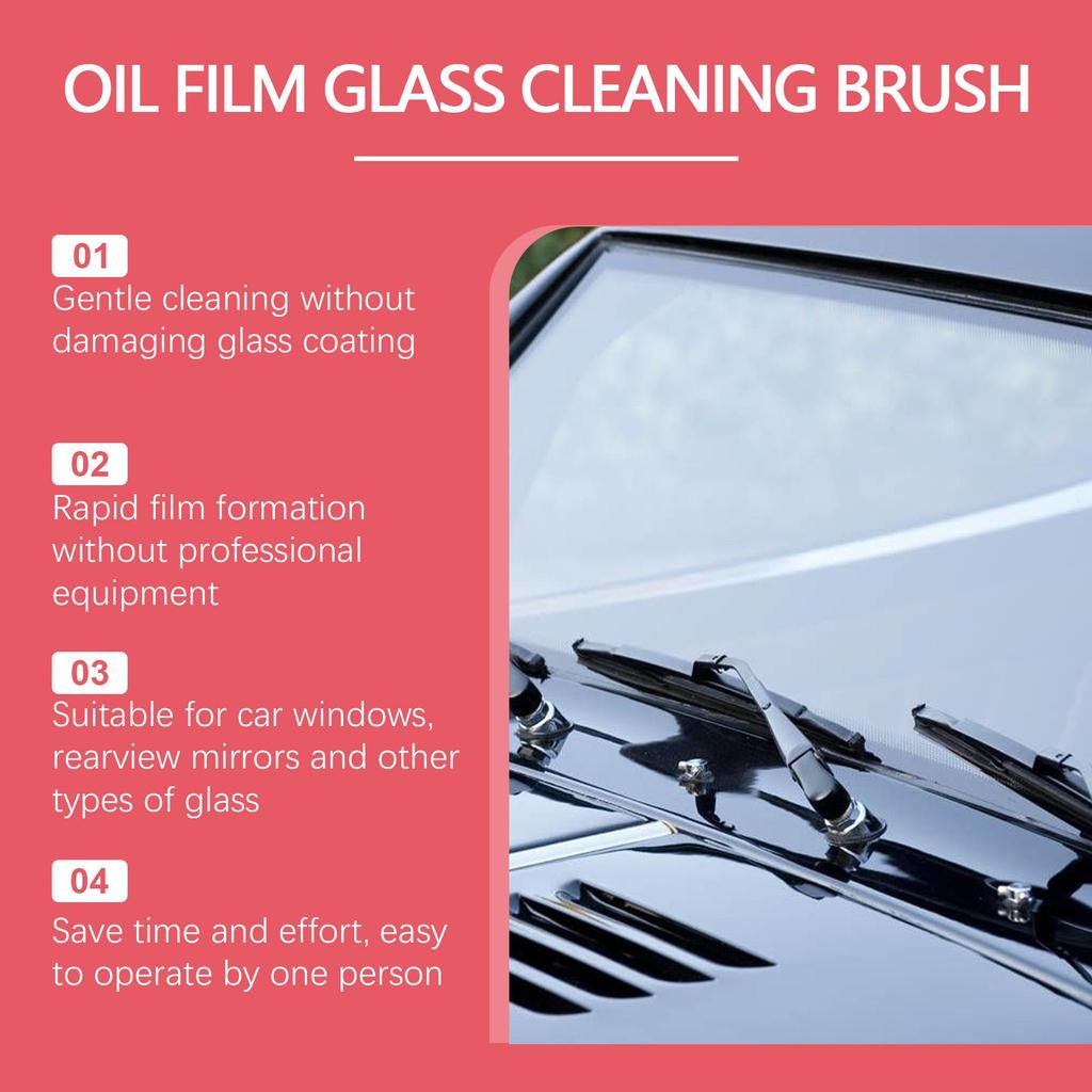 Car Glass Coating Brush – Stain Removing & Cleaning Tool for Clear Visibility