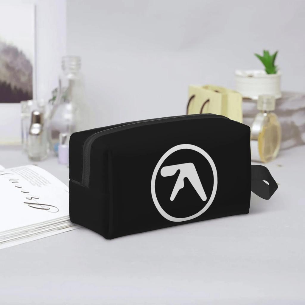 Aphex Twin Přenosná Cestovní Kosmetická Taška Velké Kapacity Taška na Make-up Úložné Tašky Ideální pro Cestovní Skladování a Každodenní Použití