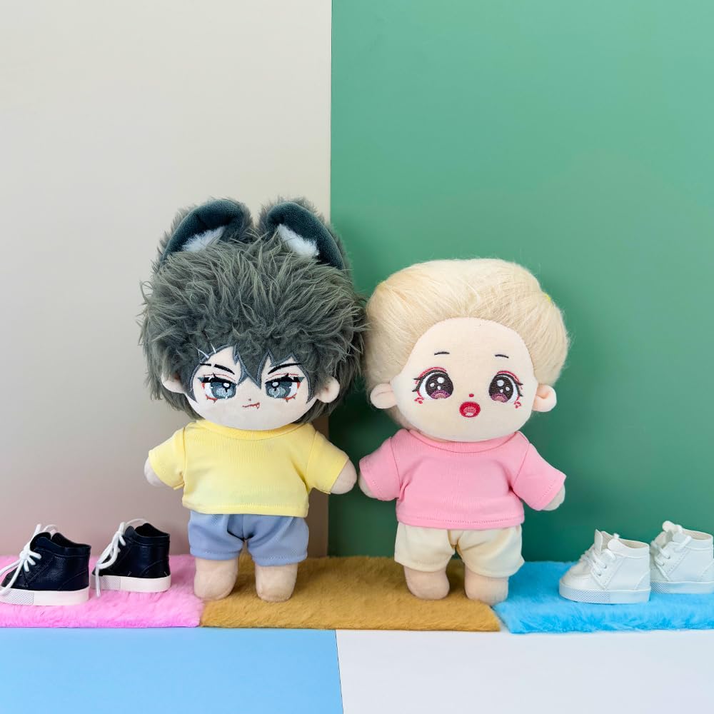 niannyyhouse 20cm Cotton Doll Shoes, Sports Shoes, Leather Shoes, Shoe Length 5.5cm, for Stuffed Animals