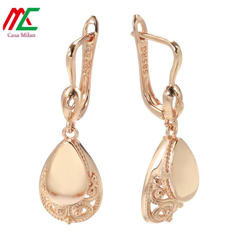 

Earrings niche design glossy hollow trend high-quality women s earrings