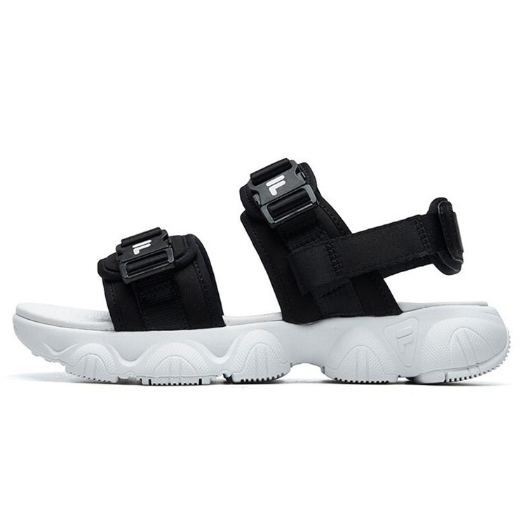 

New FILA Casual Sandals For Black/White Women s F12W124530FBK 36