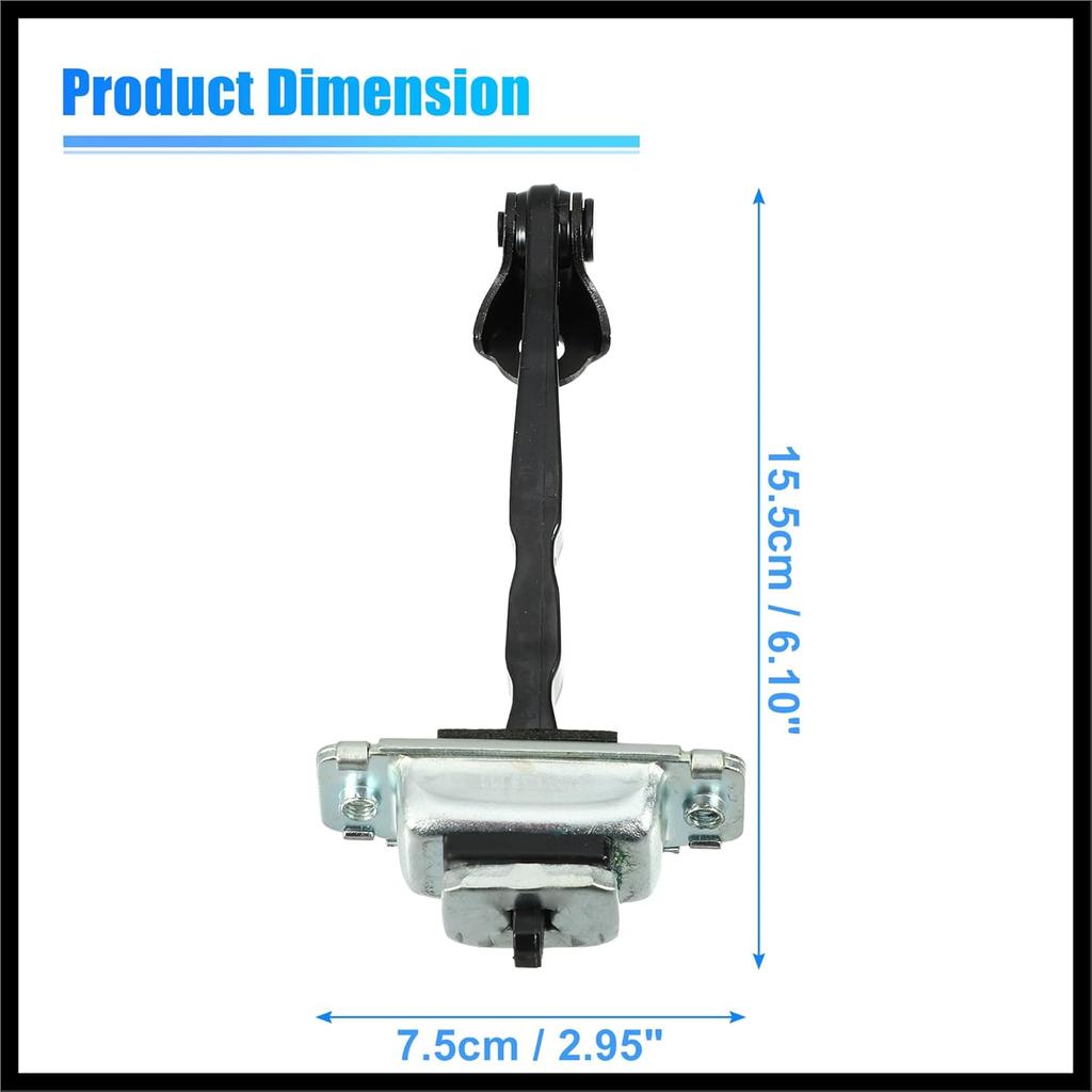 Front Left Door Hinge Check Arm Stop Strap Fit for Hyundai Sonata 2011-2015 No.79380-3S000 - Pack of 1 Durable Material