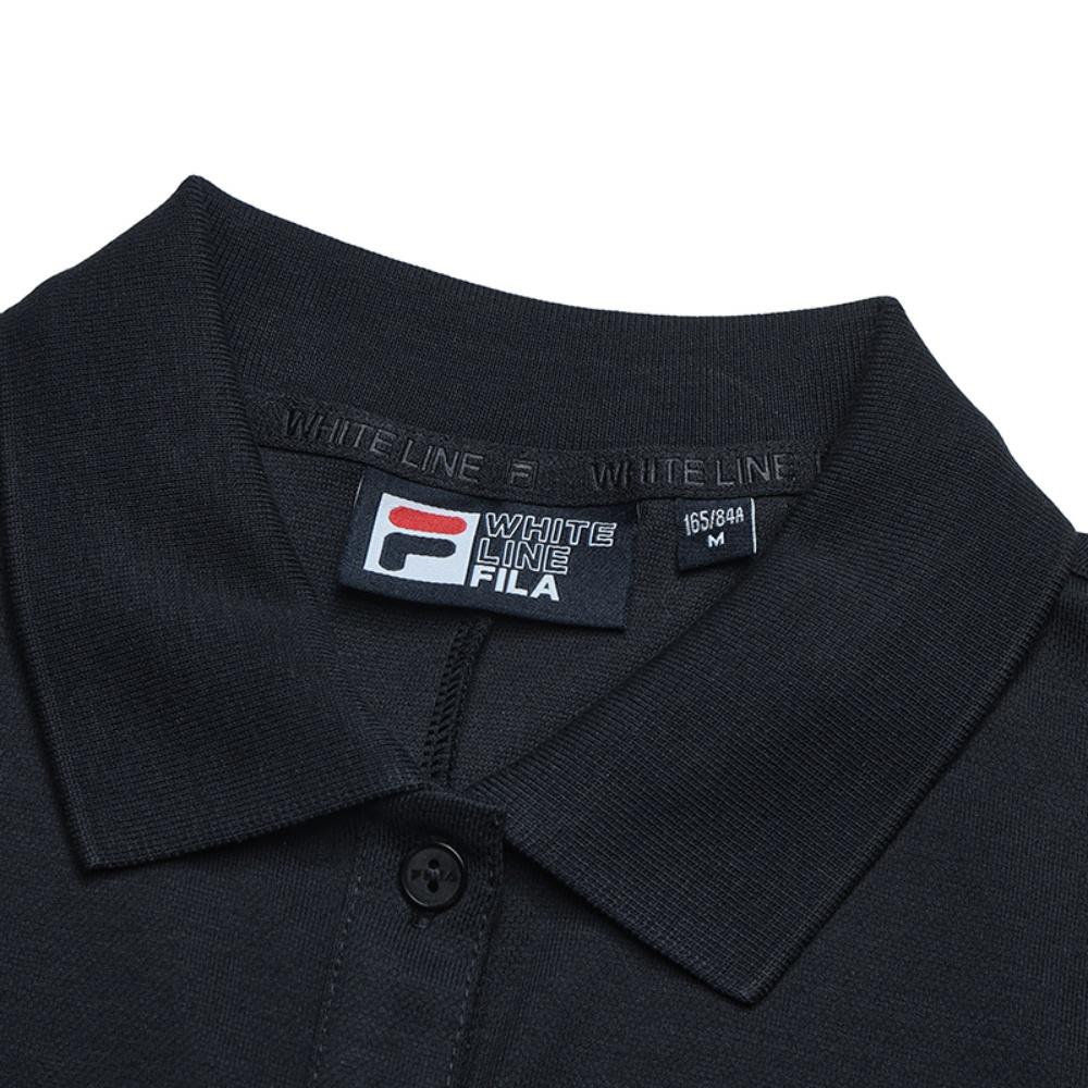 FILA Lifestyle Fashion Comfortable Versatile Short Sleeve Dress Women dresses Legendary-Blue F51W528303F-NV