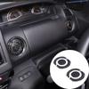 Sauicemy Set of Air Vent Central Control Air Outlet Decoration Vent Interior Trim Protective Car Specific to Your Vehicle Fiber for Honda 6-Piece