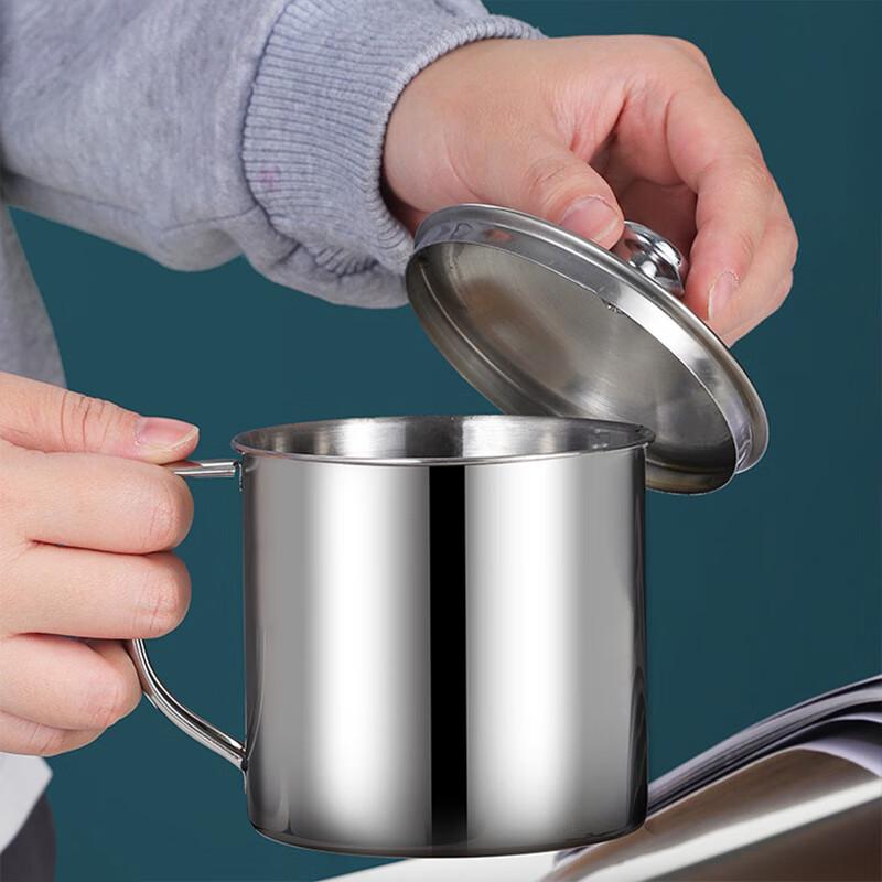 304 Stainless Steel Insulated Mug with Lid and Handle