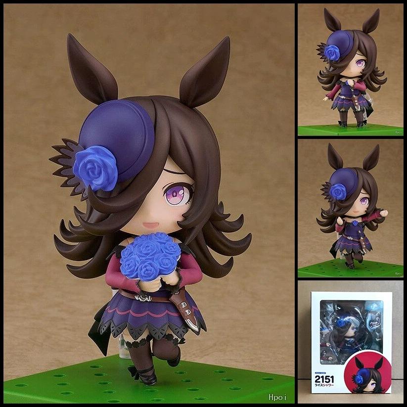 Series Anime Figure Collection - Horse Girls Character Collection featuring Swappable Faces Movable Joints Action Figure