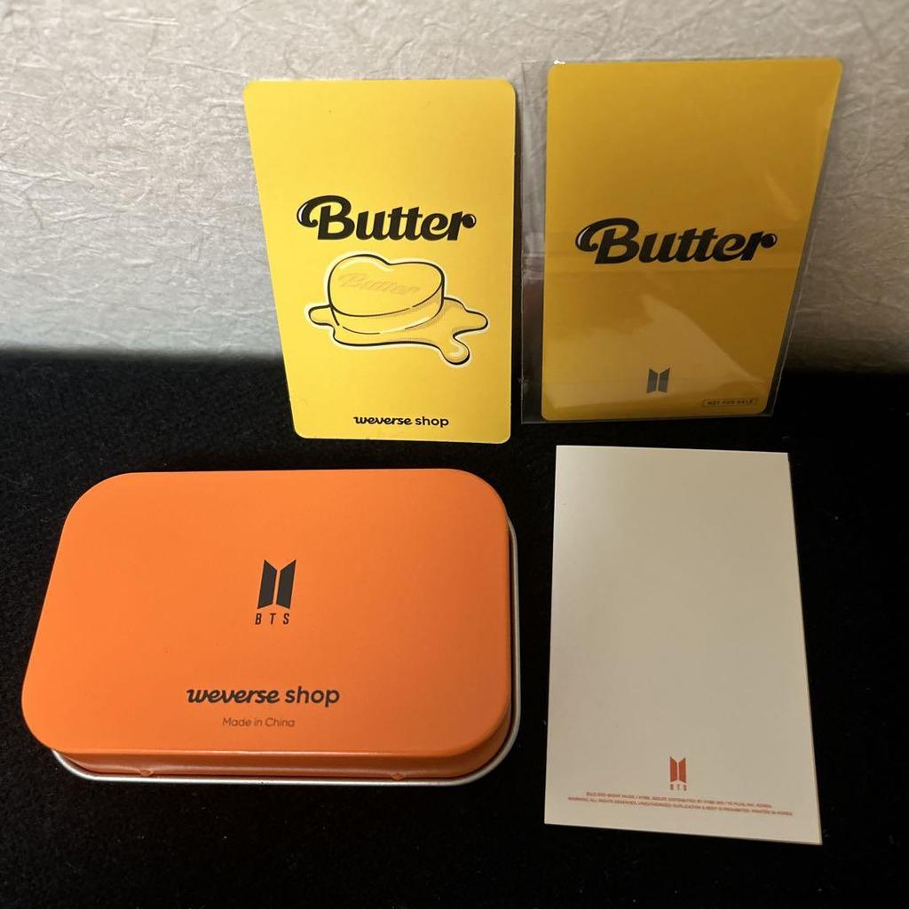 [USED] BTS Jimin Butter Bonus Trading Card JPFC Lucky Drop Weverse