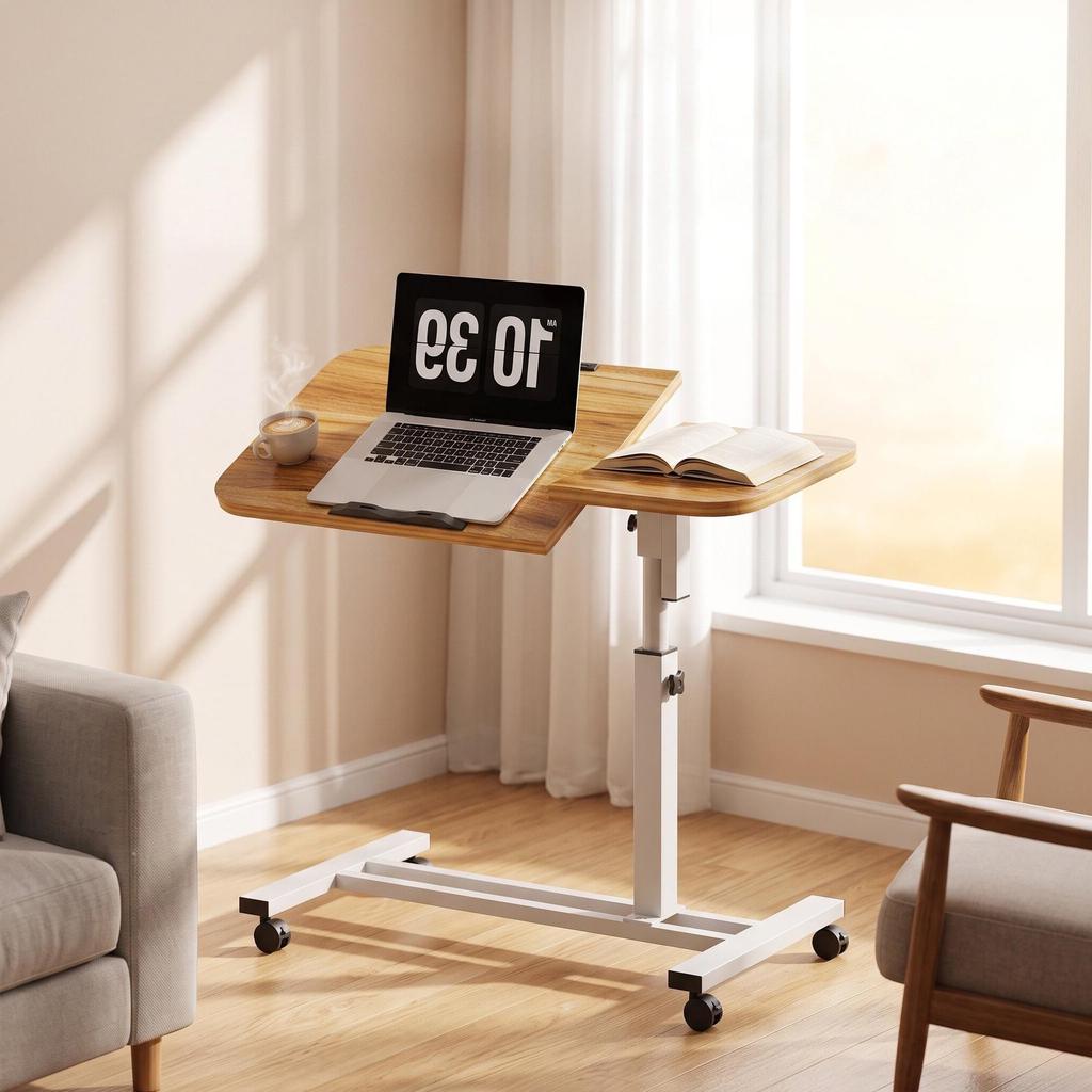 Verstellbarer, um 360° drehbarer Laptop- und Nachttisch – tragbares, kreatives und kompaktes Design