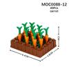 MOOXI Urban Farm Vegetable Garden Flower Garden MOC Bricks Model Kit DIY Children Toy Building Blocks Set Adults Assembling Gift
