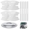 LUTU Latest Door Handle Protector Parts for Suzuki Spacia Comfortable Paint Easy and Features a Dedicated Logo MK94S/MK53S, Scratch-Resistant,