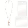 Retractable Badge Reel Lanyard ID Card Holders Chain Necklaces Keychain Clip for Women Men Employee Wholesale