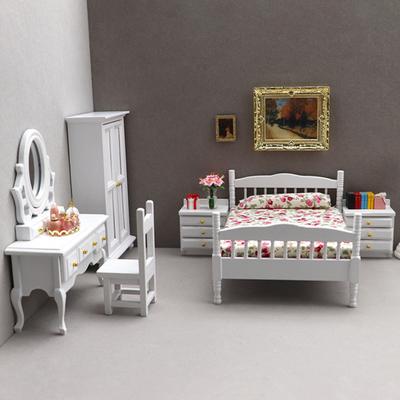 1 Set Mini Schrank Bausatz Handgefertigt Glatte Oberfläche Realistisch Hohe Simulation Exquisit
