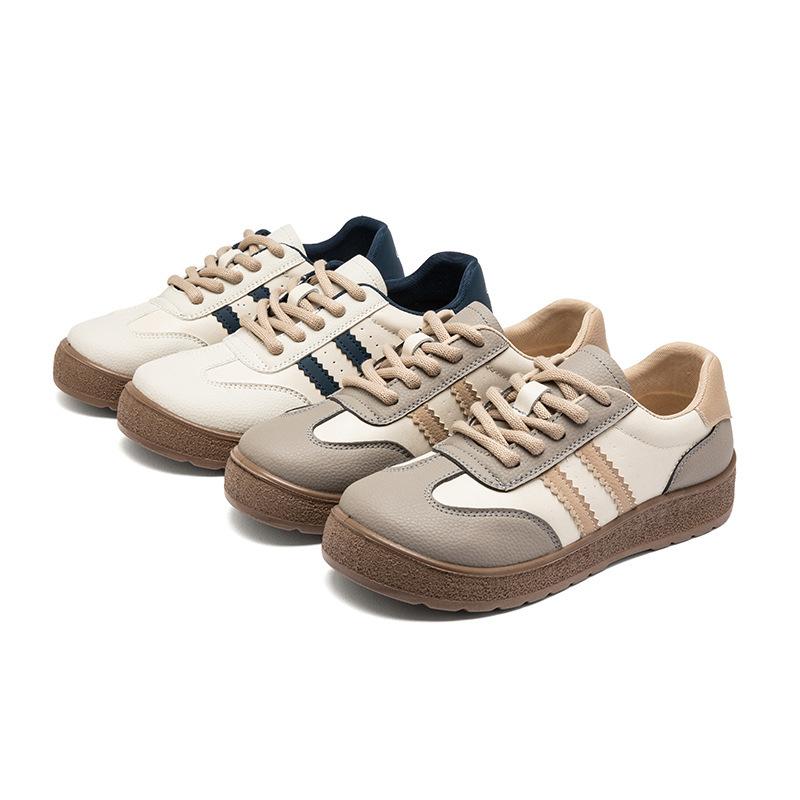 Genuine Leather Shoes Women Sneakers Fashion Ladies Brand Shoes Soft Comfortable Casual