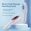 Electric Massage Comb Scalp Applicator Essence Oil Applicator Massage Comb Blue & Red Light Hair Comb Head Massage Device