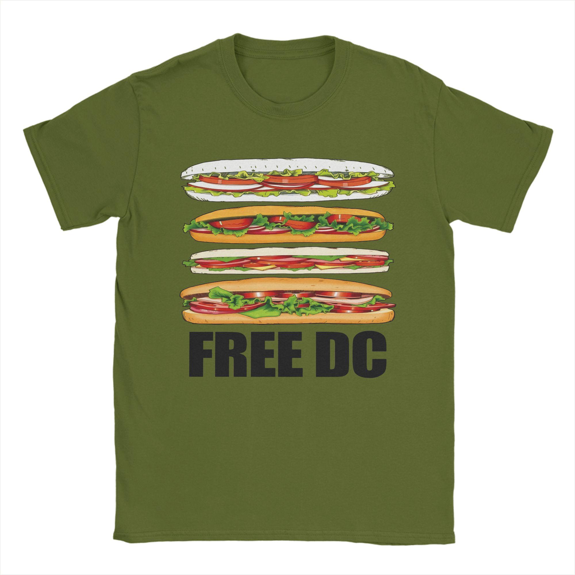 

Dc Sandwich Guy T Shirt Summer Trendy Cool T-Shirts Men Cotton Comfortable Plus Size Top Tees Short Sleeve Streetwear Tshirt 3XL