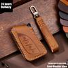 3/4 Bottons Genuine Leather Auto Key Fob Cover Case Fit For Lexus Nx Is Rx Es Gx Lx Ls Ux Gs 200 260 300 350 Nx200 Nx300 Rx350 Es300 Auto