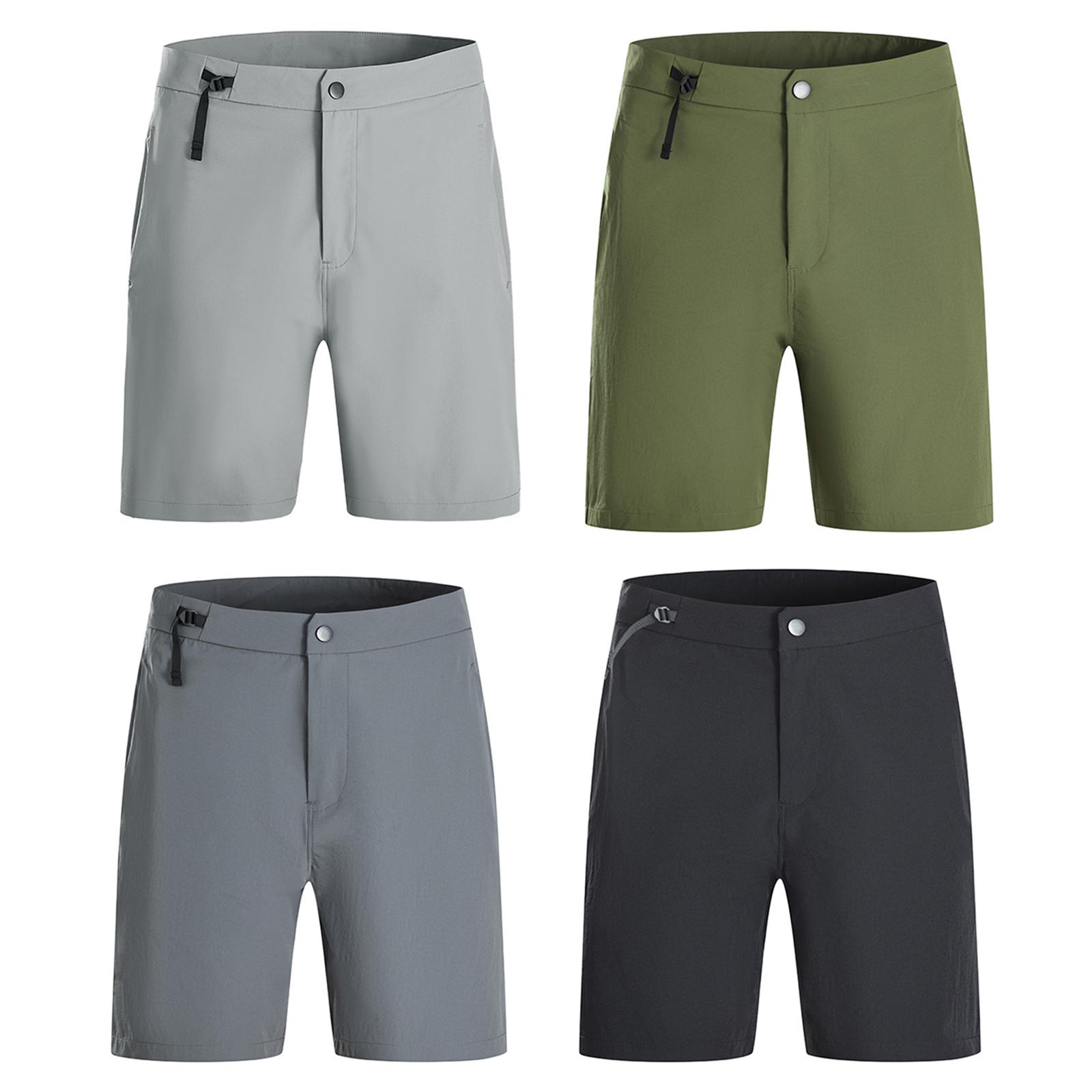 

Men s Quick-Drying Athletic Shorts M-7XL - Outdoor Golf Tennis Drawstring Waistband Shorts with Pockets 7XL сірий колір