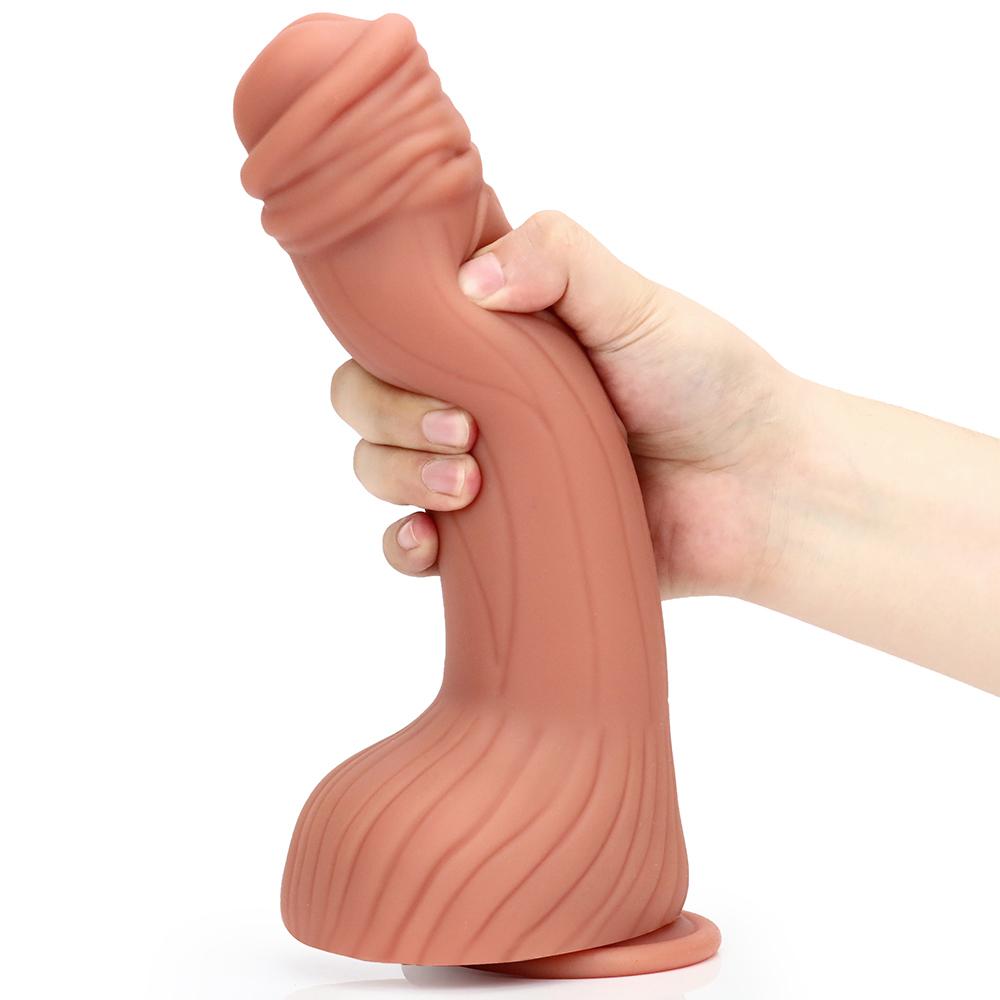 Silica Gel realistická simulace Velké dildo s popruhem Sexuální hračka pro penis Žena vaginální anální masturbátor péro s přísavkou pro ženy lesbické