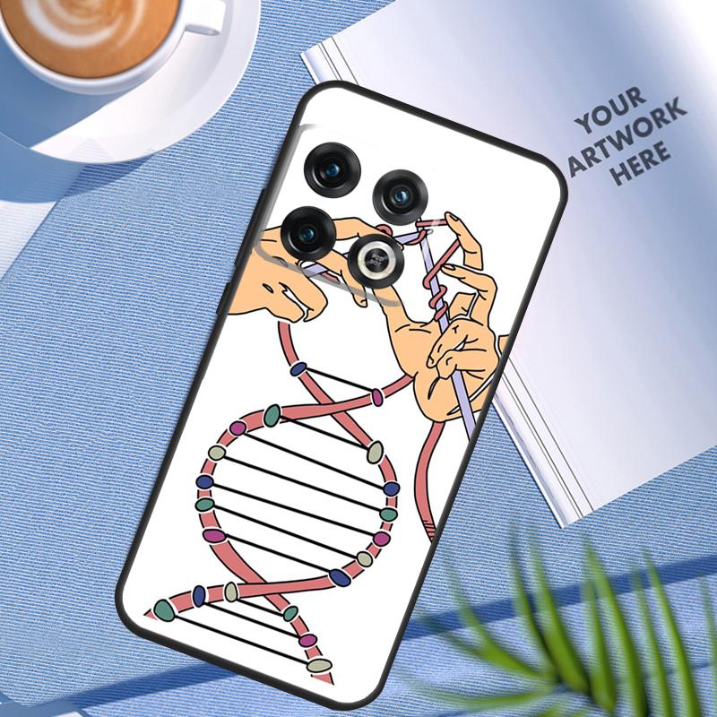 Retro DNA Science Illustration Case For OnePlus 12 12R 11 9 10 Pro 10R 9R 8T 10T Nord 3 CE 2 Lite 2T CE4 N10 N20 N30 Cover