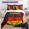 Germany Football Printed Bedding 3 Piece Set Cozy Breathable Bed Cover Set As Housewarming Holiday Gift