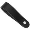 6PCS Leather Material Guitar Strap Holder Black Guitar Strap Lock Headstock Strap Tie  For Guitars
