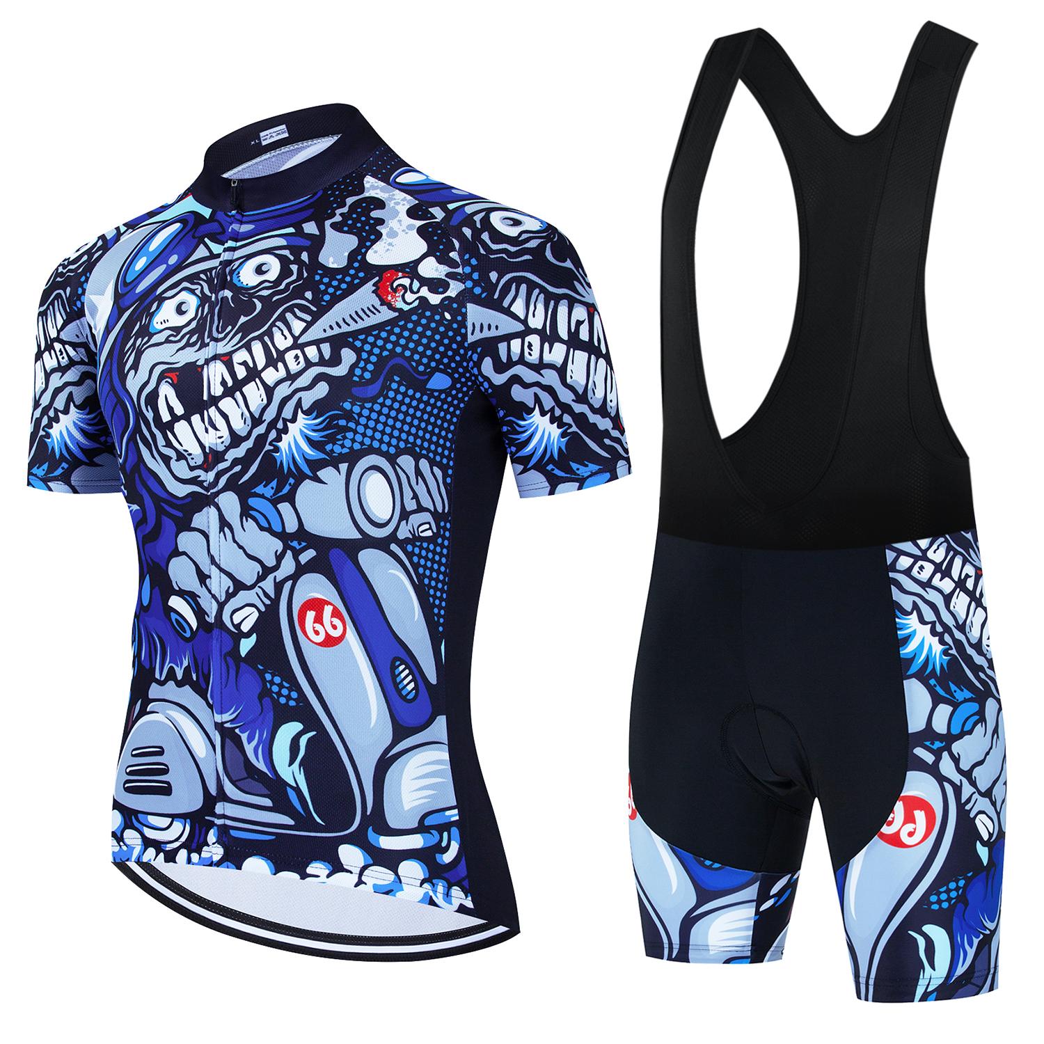 

Summer Cycling Jersey 2023 Set Riding Culotte Bicycle Clothing Bike Uniform New Cycling Clothes MTB Maillot Ropa Ciclismo XS