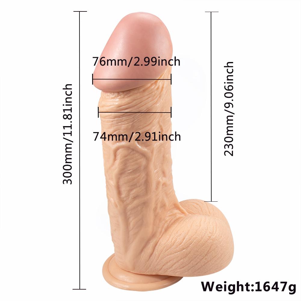 Voksenprodukter for stor dildo for analplugg SM sexleketøy for kvinner Onanist enorm penis monsterdildo