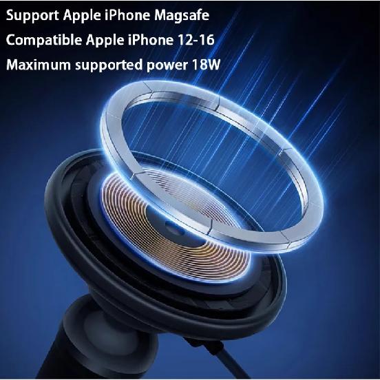 2 Din for KIA Sorento 2015-2018 Car Wireless Mobile Phone Charger Center Console Storage 18W Iphone Fast Charge Plate Holder