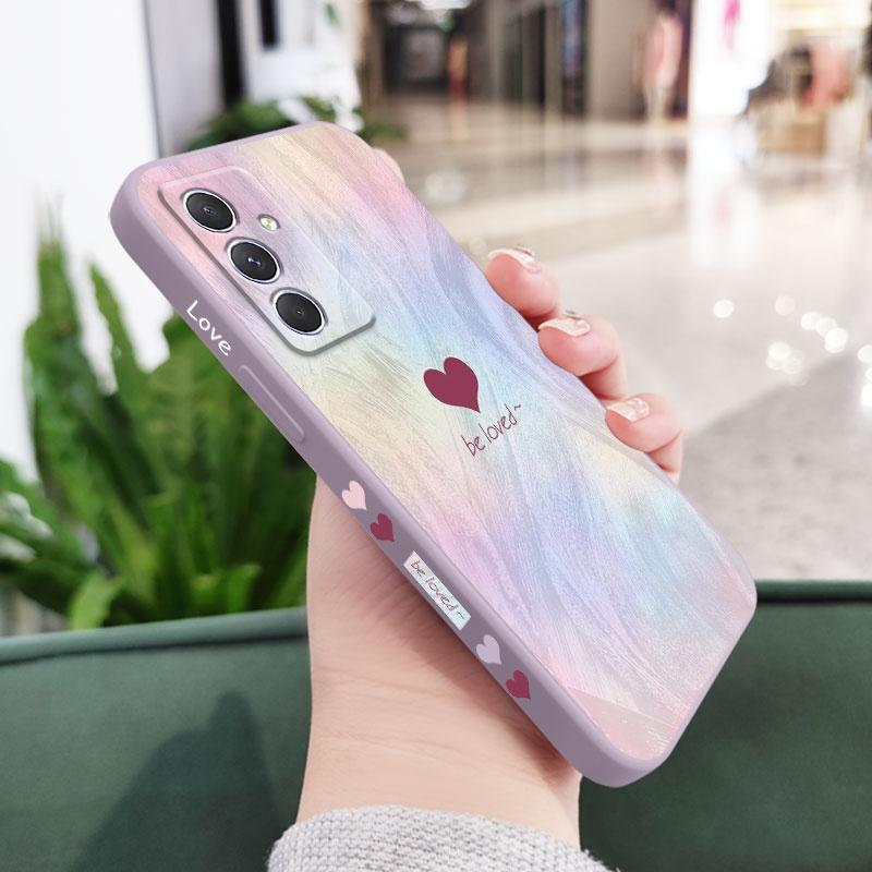 

Streamer Love Phone Case For Samsung A56 A36 A26 A17 A16 A07 A06 A55 A35 A25 A15 A05 A05S A54 A34 A24 A14 A04 A04S A04E 4G 5G Samsung A07 светло-фиолетовый