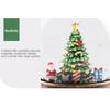 Christmas Snow Globe With Music USB And Battery Powered Seasonal Decoration Snow Globe Musical Box For Family Indoor Holiday