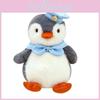 Penguin Navy Bowknot Plush Toy Childrens Animal Doll Holiday Birthday Gift