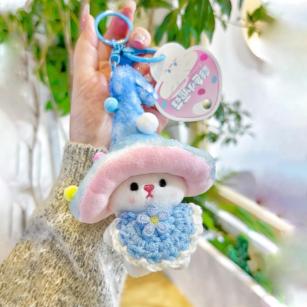 

Fluffy Plush Doll Keyrings Cartoon Lightweight Hanging Pendant Friends Birthday Gifts