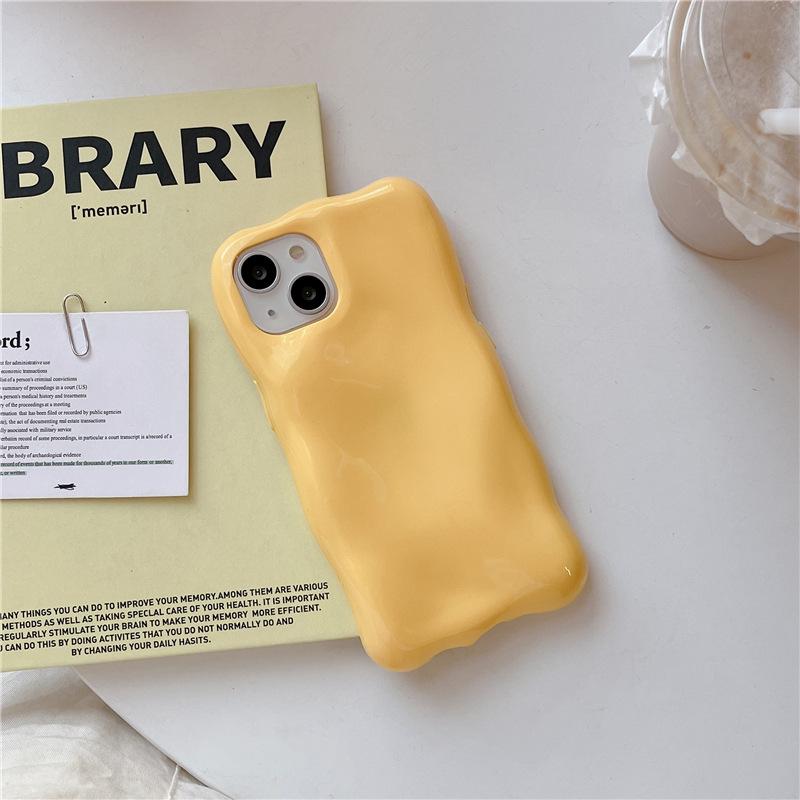 iPhone 11 mobile phone case Apple 11promax all-inclusive Macaron three-dimensional anti-drop mobile phone case ripple mobile phone case