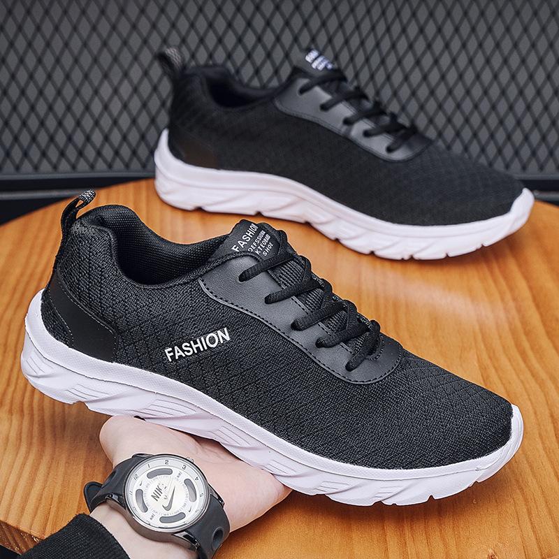 Mesh breathable casual sneakers with head lining Large size lightweight