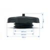 Original motorcycle plastic fuel tank cap and oil cap suitable for KTM SX, SXF, XC 125, 150, 250, 300, 350, 450 2016-2018