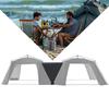 Outdoor Canopy Tent Easy To Install Portable Canopy Easy Beach Tent For Backyard Deck Garden Patio Beach Party Wedding BBQ