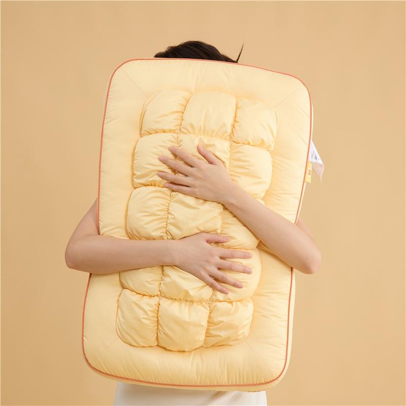 1pcs Washable Pineapple Bun Pillow Core Neck Support Pillow Soft Comfortable Home Sleeping Pillow