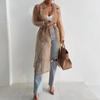 Autumn 2022 Solid Color Lantern Sleeve Women's Jacket: Casual & Versatile