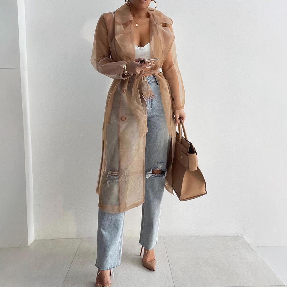 Autumn 2022 Solid Color Lantern Sleeve Women's Jacket: Casual & Versatile