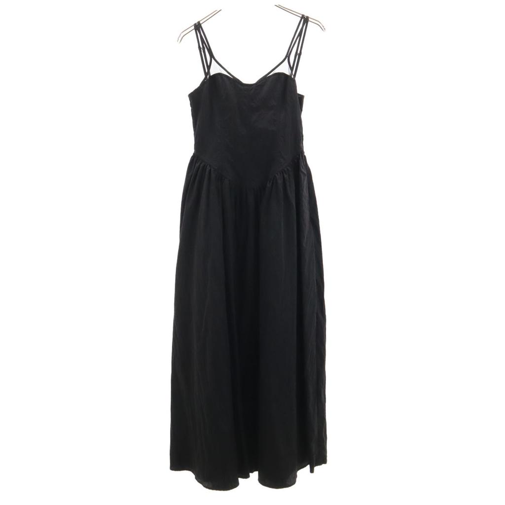 MAISON SPECIAL Long Corset Cami One Piece 36 Black Women Used