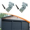 2 Garage Door Roller Brackets, Mounting Brackets for Electric Swing Gates, And Wear-resistant Parts