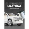 Maßstab 1/24 Toyota LAND CRUISER Offroad-SUV Legierung Metall Diecast Automodell Simuliertes Sound- und Lichtmodell Spielzeug für Jungen Sammlung