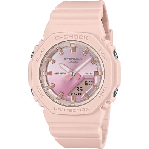 Casio G-Shock GMA-P2100SG-4A Pink Sunset Glow Digital-Analog Watch, Pink, Modern