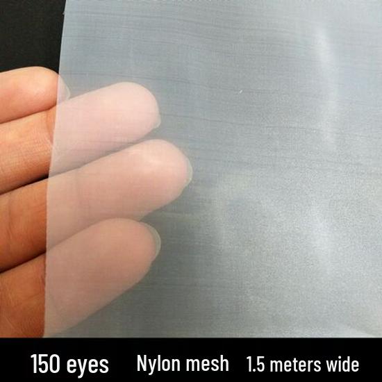 Çok Yönlü Naylon Fileli Filtre Kumaşı: Boya ve İplik Filtreleme İçin 1,5-2m Genişlik, 100-300 Göz