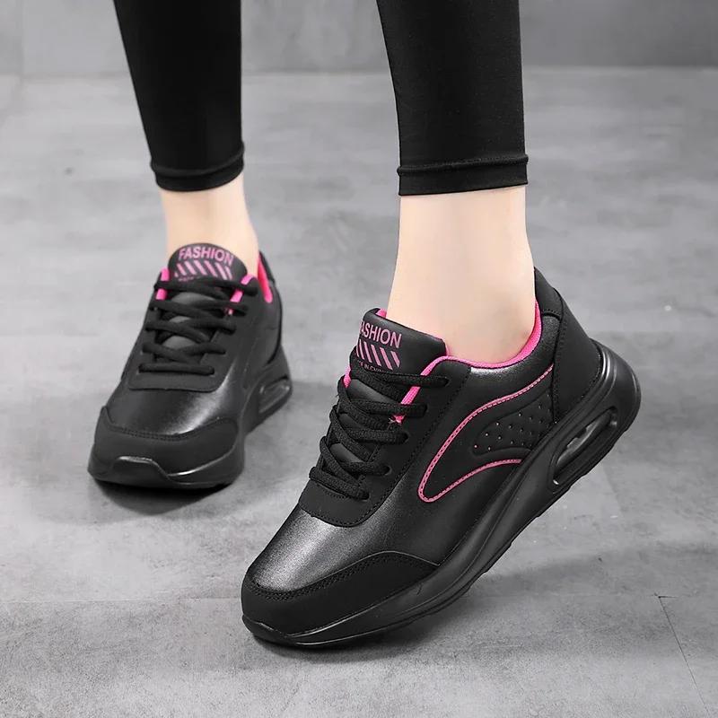 High Quality Autumn Waterproof Running Shoes Women Lightweight Cushioning Casual Sneakers Ladies Non-Slip Sports Jogging Shoes