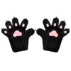 Nouveaux Gants Pattes d'Animal Poilues pour Adolescents Adultes Pattes de Chat Gants Peluche Mitaines Anime pour Halloween Lolita Cosplay Accessoire de Costume