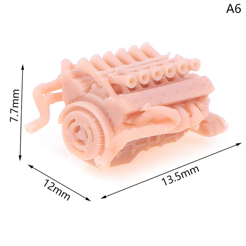 

Simulation Scene Toy 1/64 Vehicle Engine Model Car Diorama Uncolored Resin Garage Scene Repair Tools Decoration A6