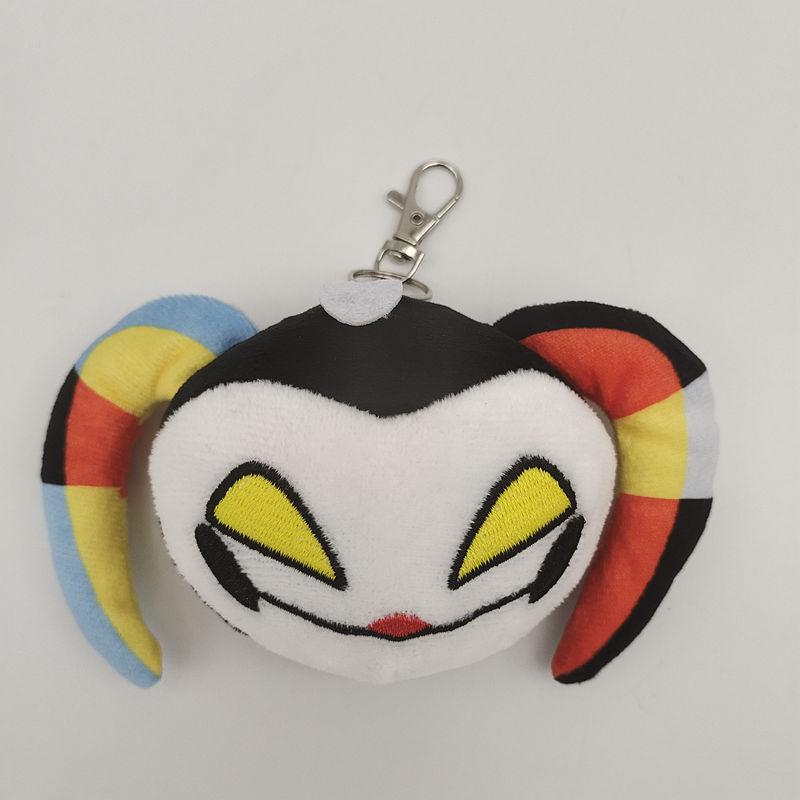 New Hazbin Hotel Evil Boss Clown Keychain Plush Toy