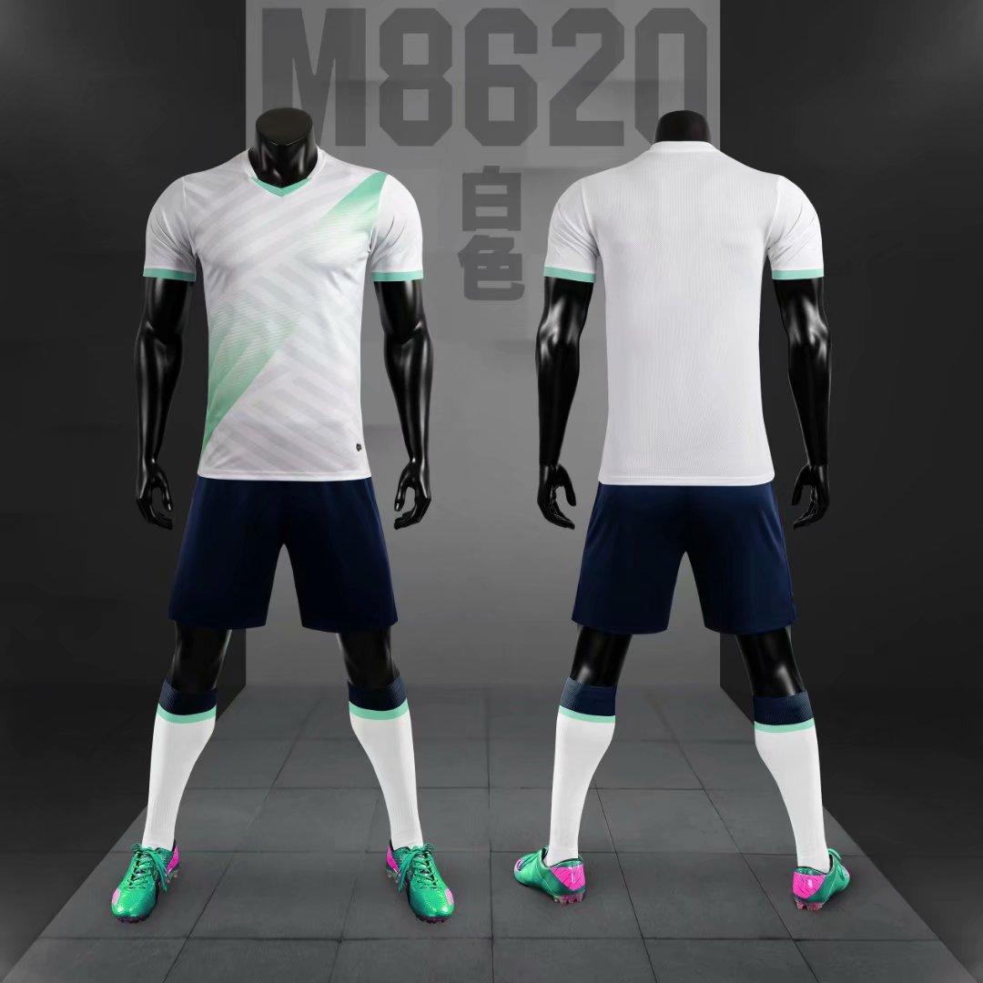 Football jersey set Men s game training jersey Printed jersey Children s adult sports jersey Football men s short sleeves XXS