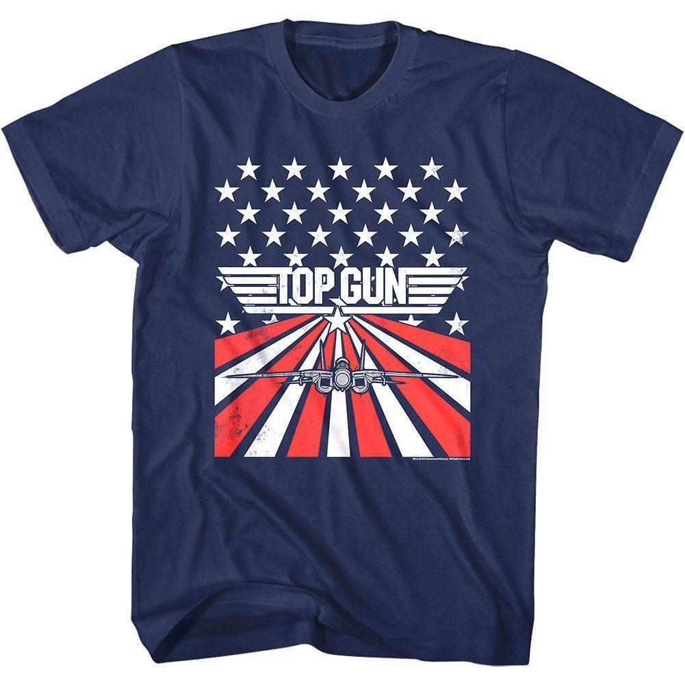 Top Gun Stars Stripes Men T Shirt M